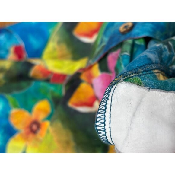 Vintage Tuttle Golf Collection Mens Button Down Short Sleeve Shirt XL Hawaiian - Picture 6 of 7